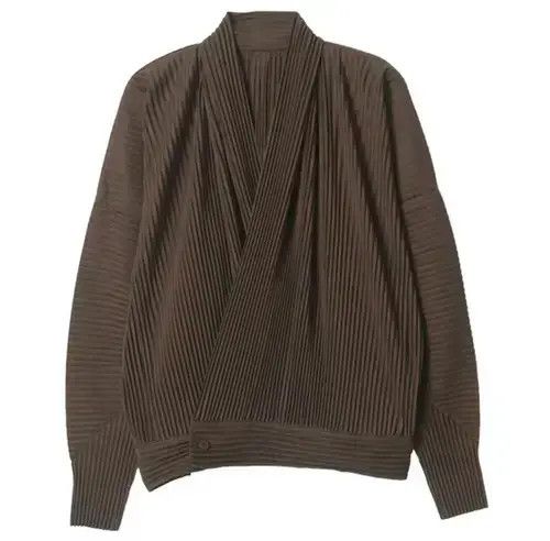 Japanese Brand 20AW Indigo Union Japan Brown Modern Noragi Kimono Jacket Size US XL / EU 56 / 4 - 2 Thumbnail