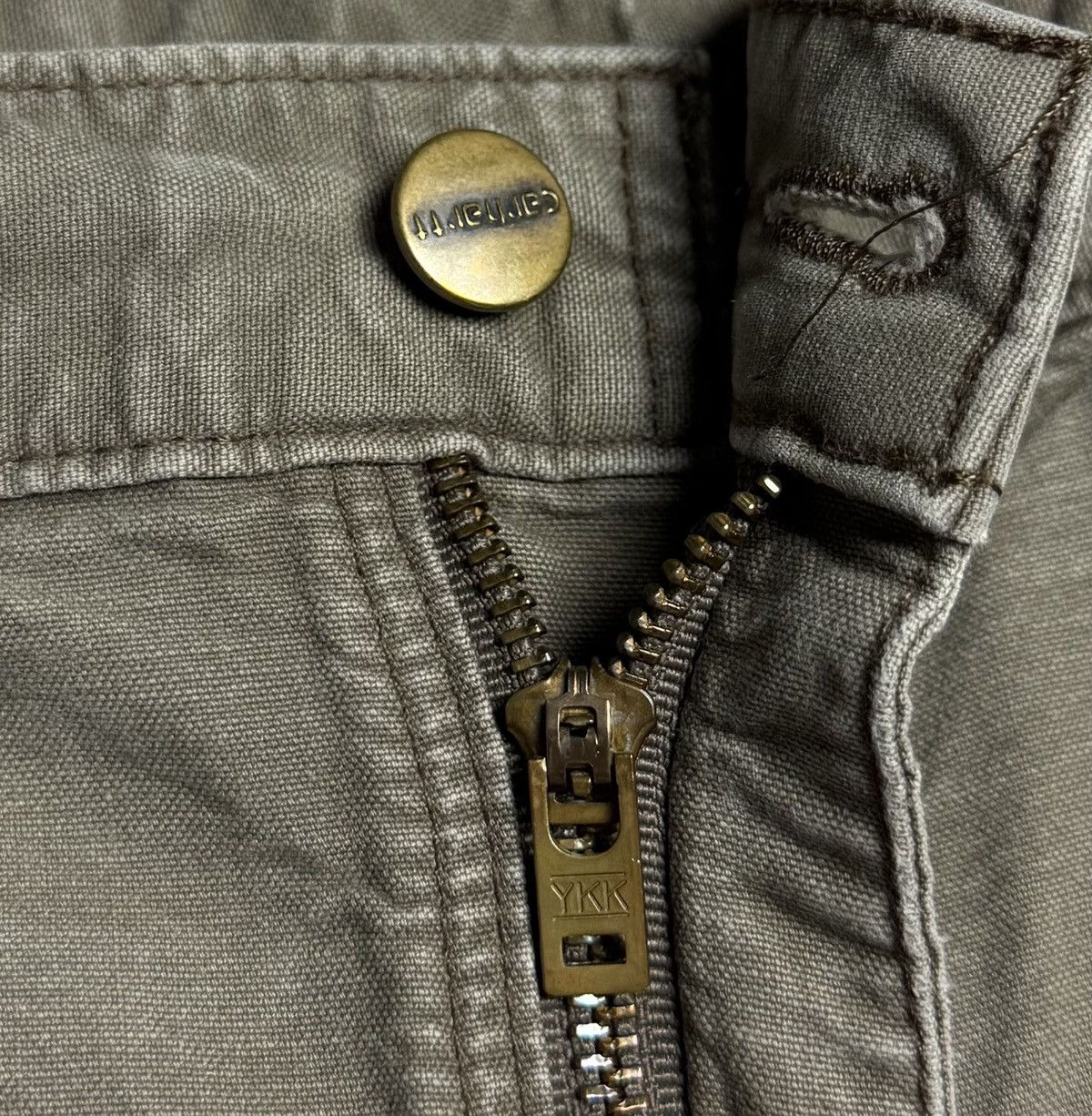 Carhartt × Vintage Carhartt Vintage 90s Straight Faded Carpenter Pants sz 34/30 Size US 34 / EU 50 - 11 Thumbnail