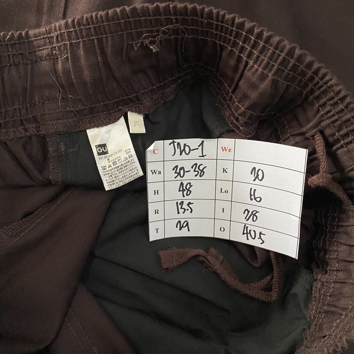 GU × Japanese Brand Gu Relaxed Pants Cookman Size XLARGE Size US 36 / EU 52 - 7 Thumbnail