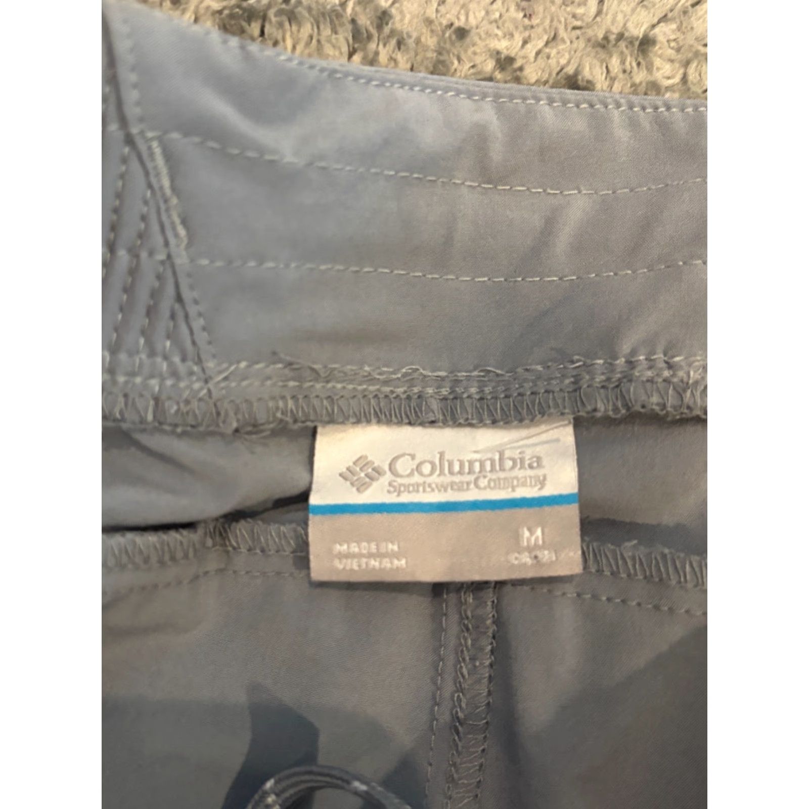 Vintage Columbia PFG Pants Womens Medium Blue Performance Fishing Gear Crop Lightweight Pants (Columbia) Womens M Blue Lightweight Cropped PFG Pants Size 32" / US 10 / IT 46 - 2 Thumbnail