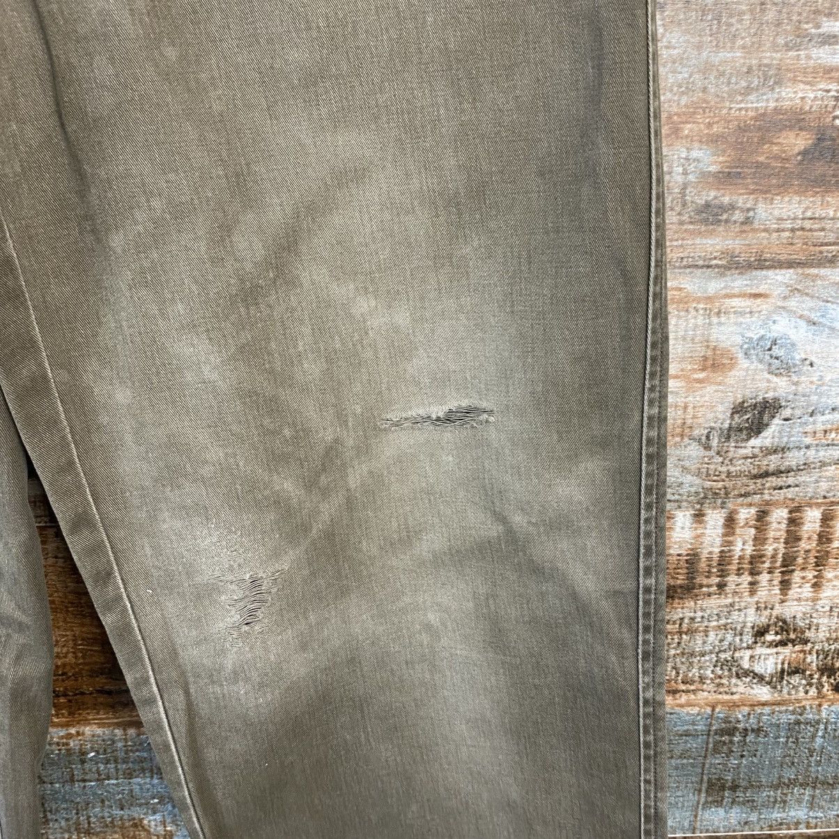 Uniqlo DL Uniqlo Brown ripped vintage Casual Pants #C1267 Size US 28 / EU 44 - 9 Thumbnail