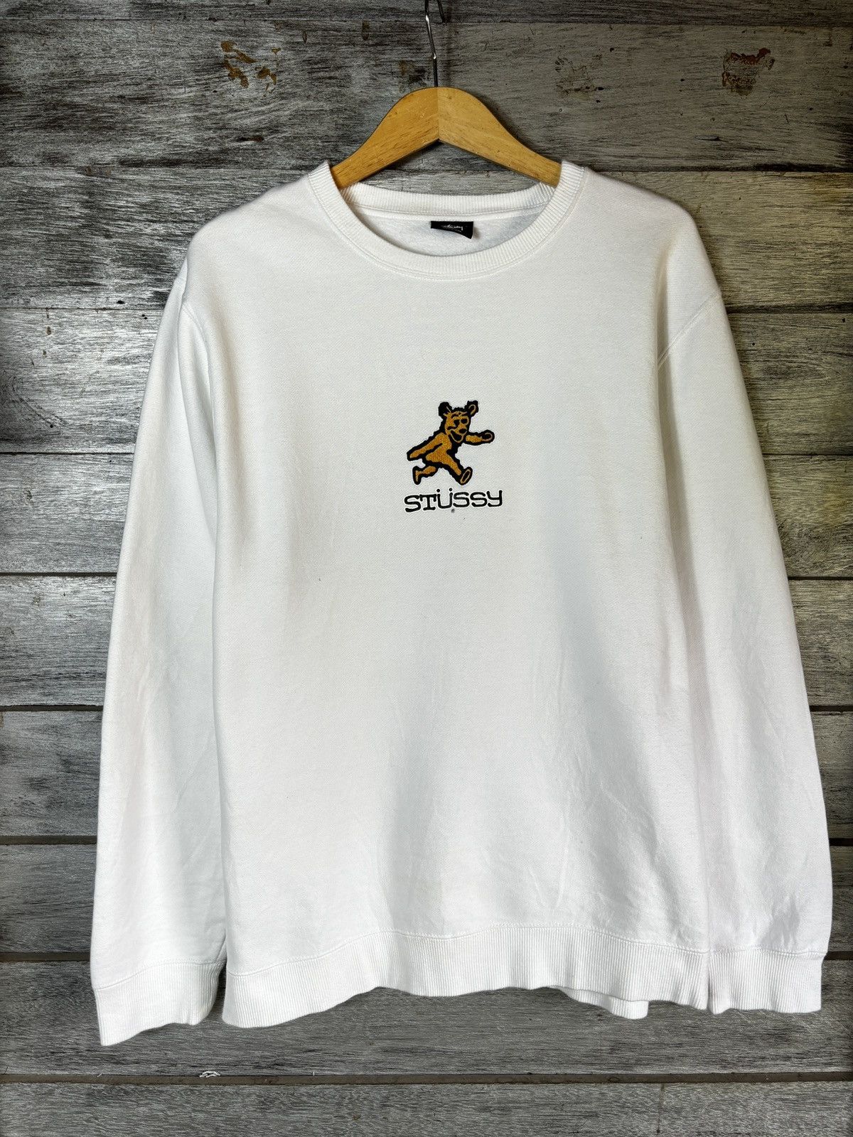 Stussy Stussy bear sweatshirt with embroided logo Size US XL / EU 56 / 4 - 1 Thumbnail