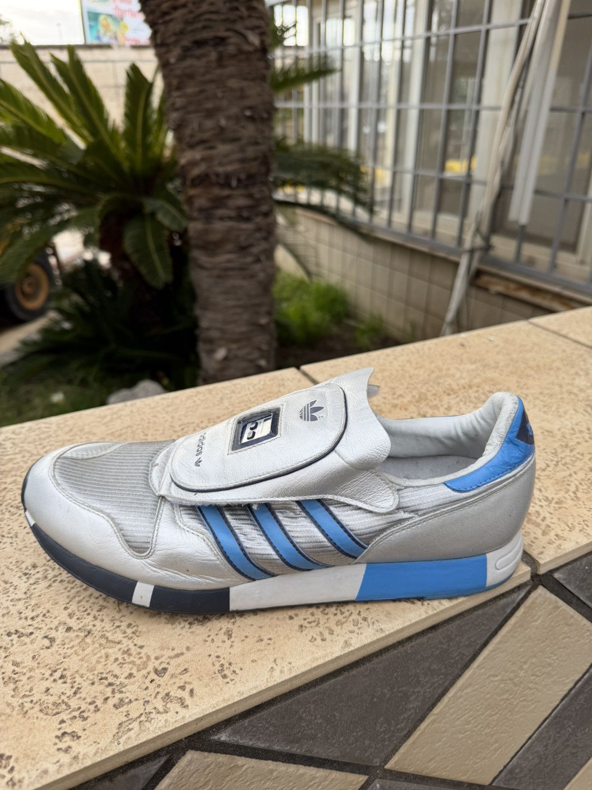 Adidas Adidas Micropacer Metallic Silver Shoes 2005 Vintage Size US 11.5 / EU 44-45 - 2 Thumbnail
