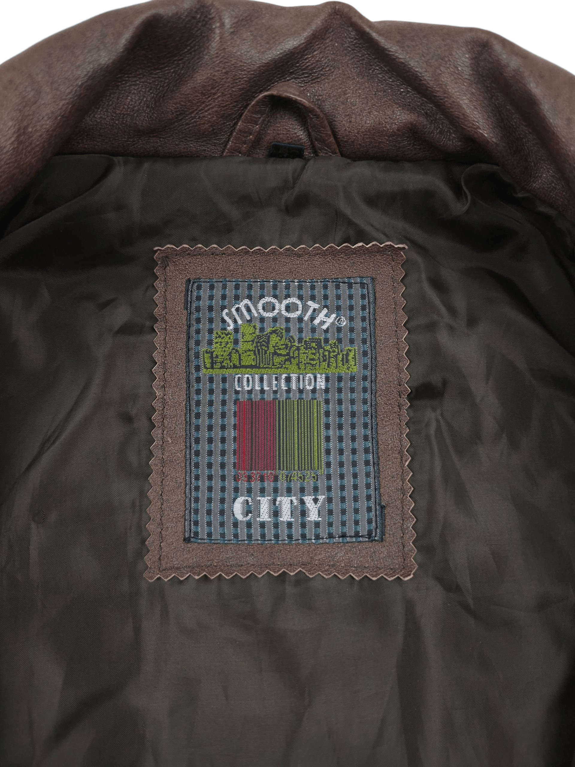 Vintage 💎 90's Vintage Leather Utility Bomber Biker Jacket L Size US L / EU 52-54 / 3 - 8 Thumbnail
