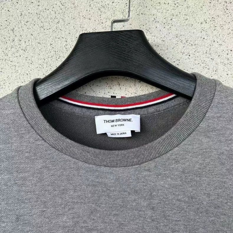 Thom Browne Thom Browne Grey hoodie Size US L / EU 52-54 / 3 - 3 Thumbnail