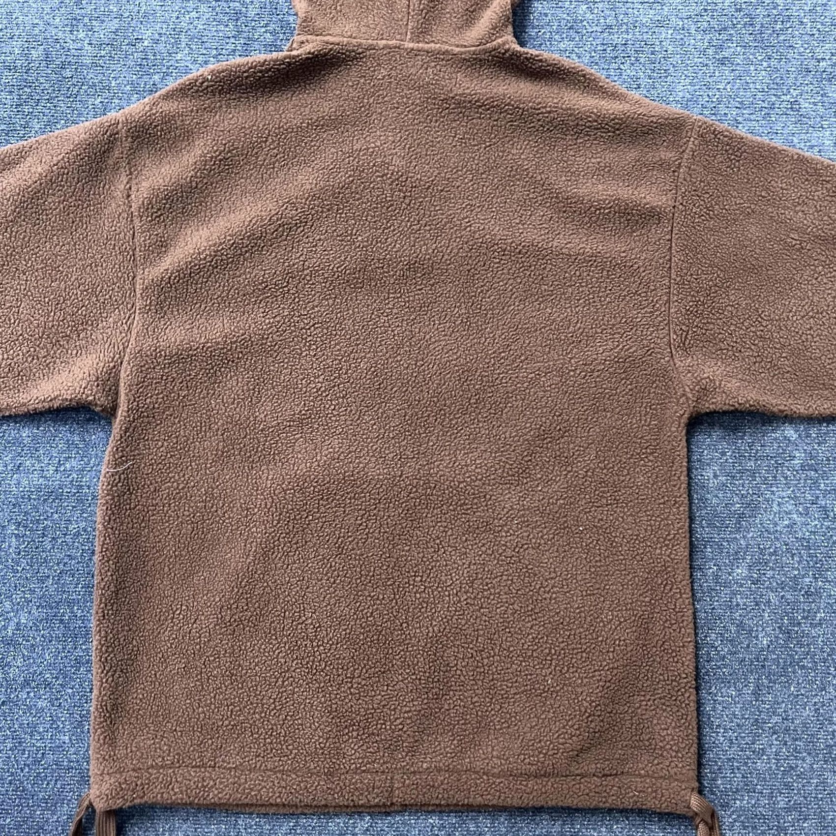 Topshop Topshop Hoodie Womens Small Brown Sherpa Fleece Pullover Kangaroo Pocket Soft Hooded Size S / US 4 / IT 40 - 4 Thumbnail