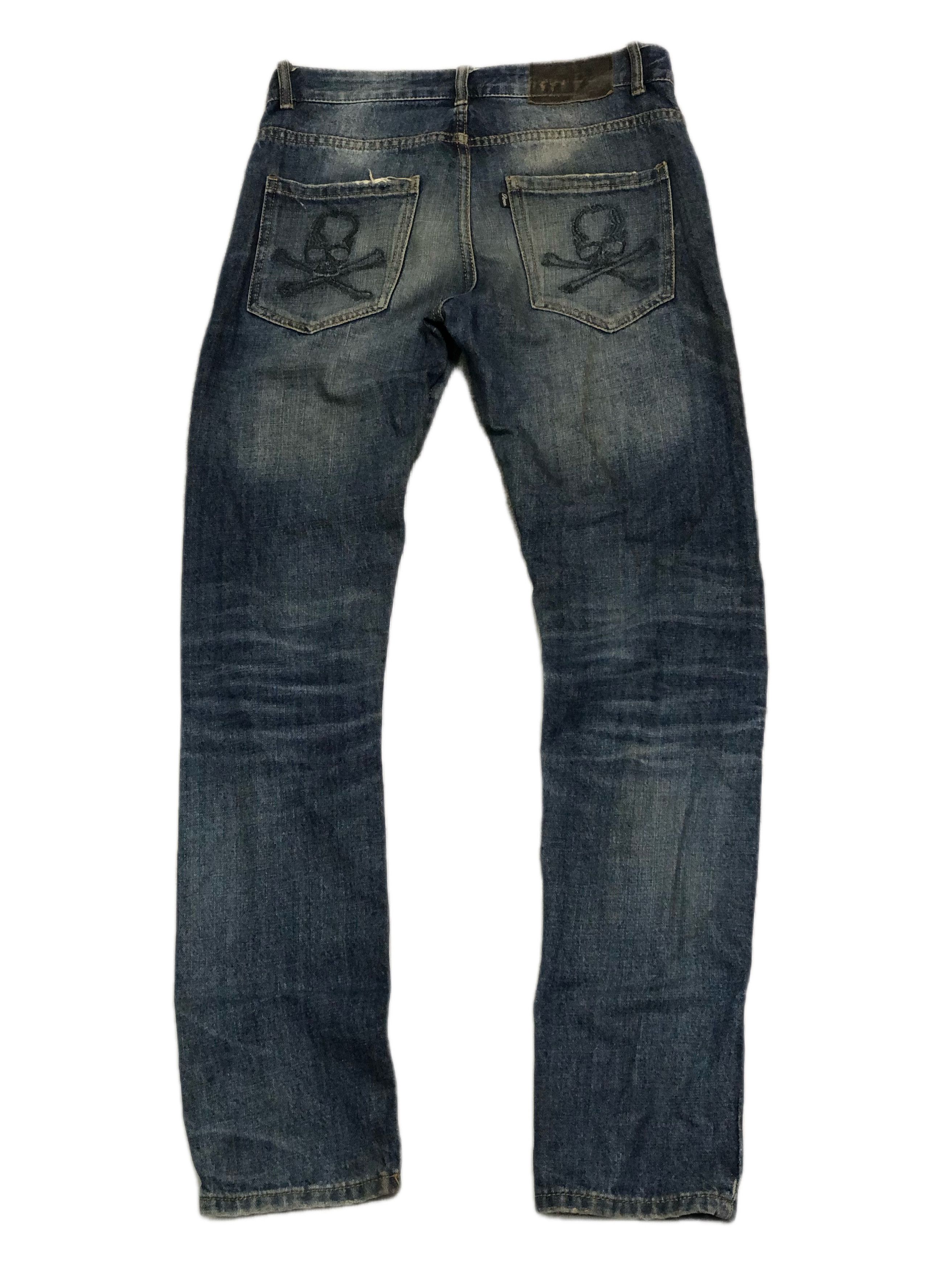 Japanese Brand Roen skull punk studed distresseed japanese brand jeans Size US 30 / EU 46 - 2 Thumbnail