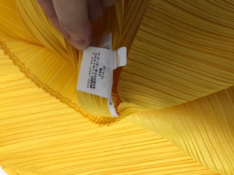 Issey Miyake Issey Miyake Yellow pleated top Size L / US 10 / IT 46 - 4 Thumbnail