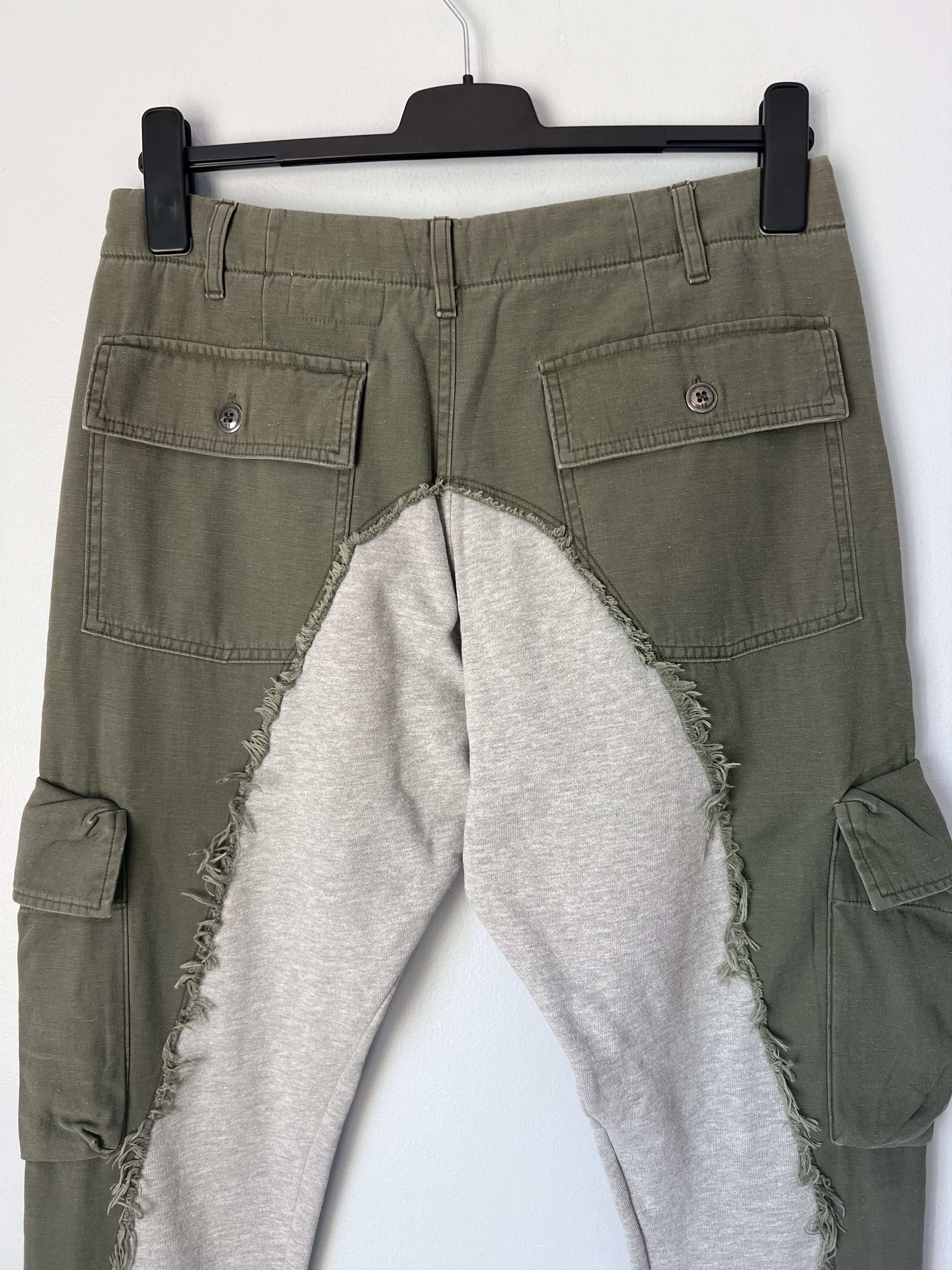 Greg Lauren Greg Lauren Army Baker Cargo Fleece Lounge Pants Size US 34 / EU 50 - 5 Thumbnail