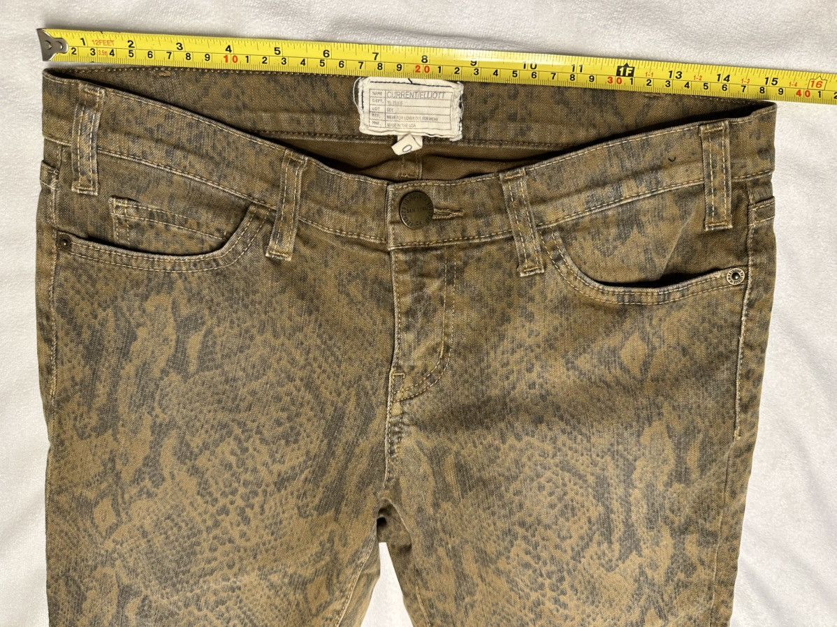 Current/Elliot New Current Elliott Snake Print Ankle Skinny Jeans-30”x29” Size 30" / US 8 / IT 44 - 3 Thumbnail