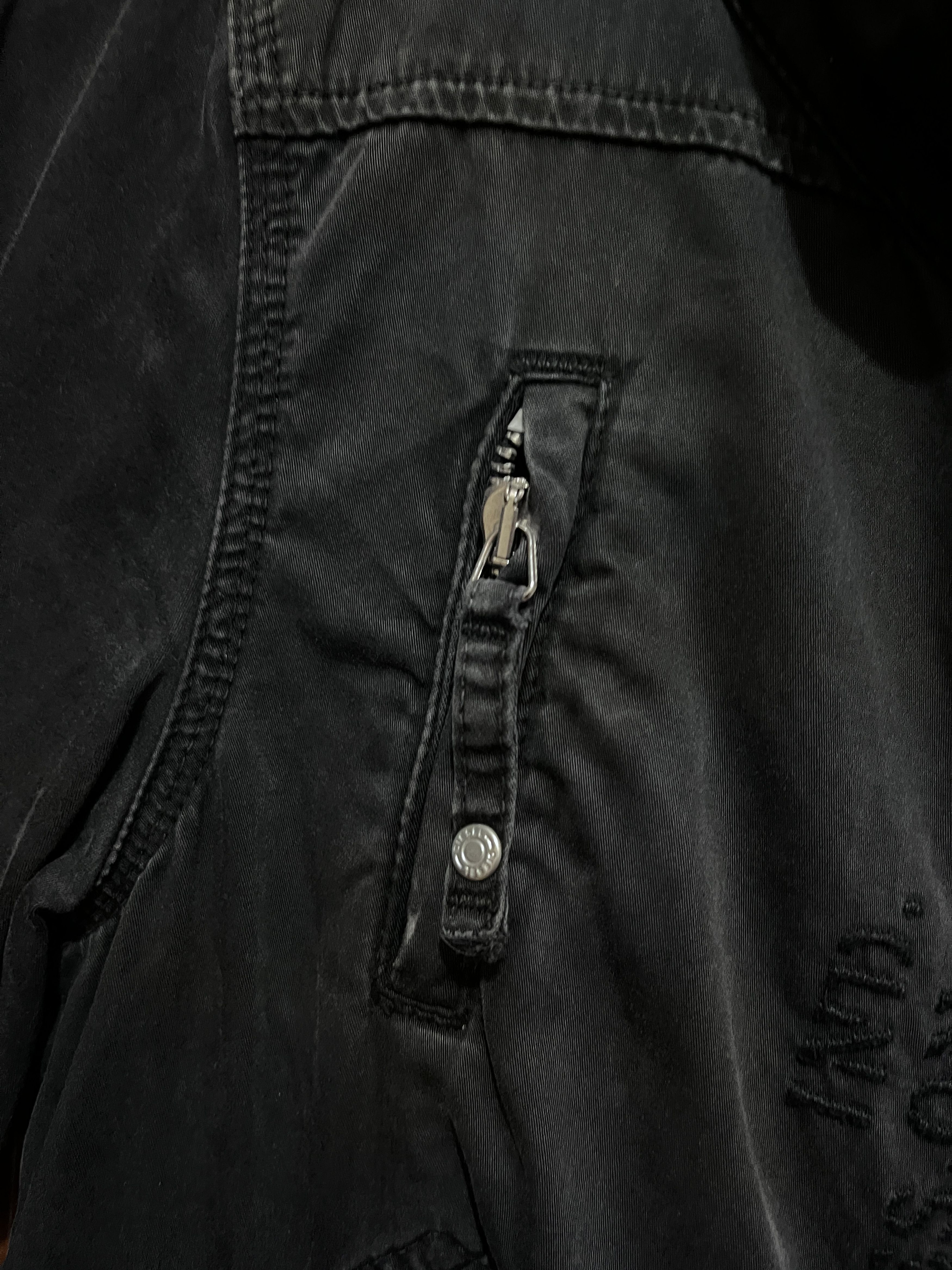 Diesel Diesel Military Trench Coat Jacket Denim y2k cargo army 00s Size S / US 4 / IT 40 - 9 Thumbnail