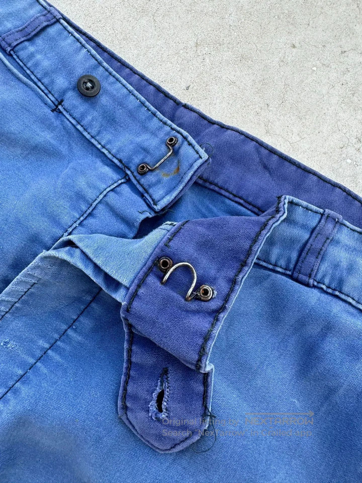 Vintage Vintage 50s French Moleskin Work Pants. Size US 36 / EU 52 - 5 Thumbnail