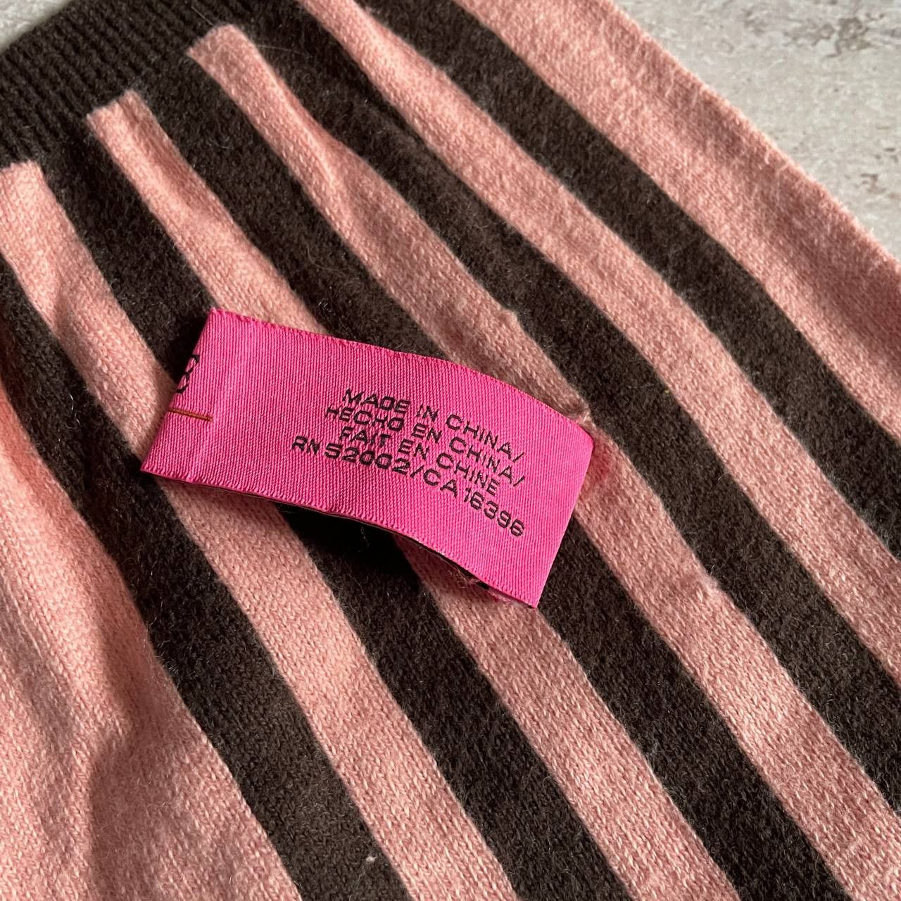 Juicy Couture × Vintage VINTAGE Y2K JUICY COUTURE RARE STRIPES SCARF GRUNGE SCARF Size ONE SIZE - 4 Thumbnail