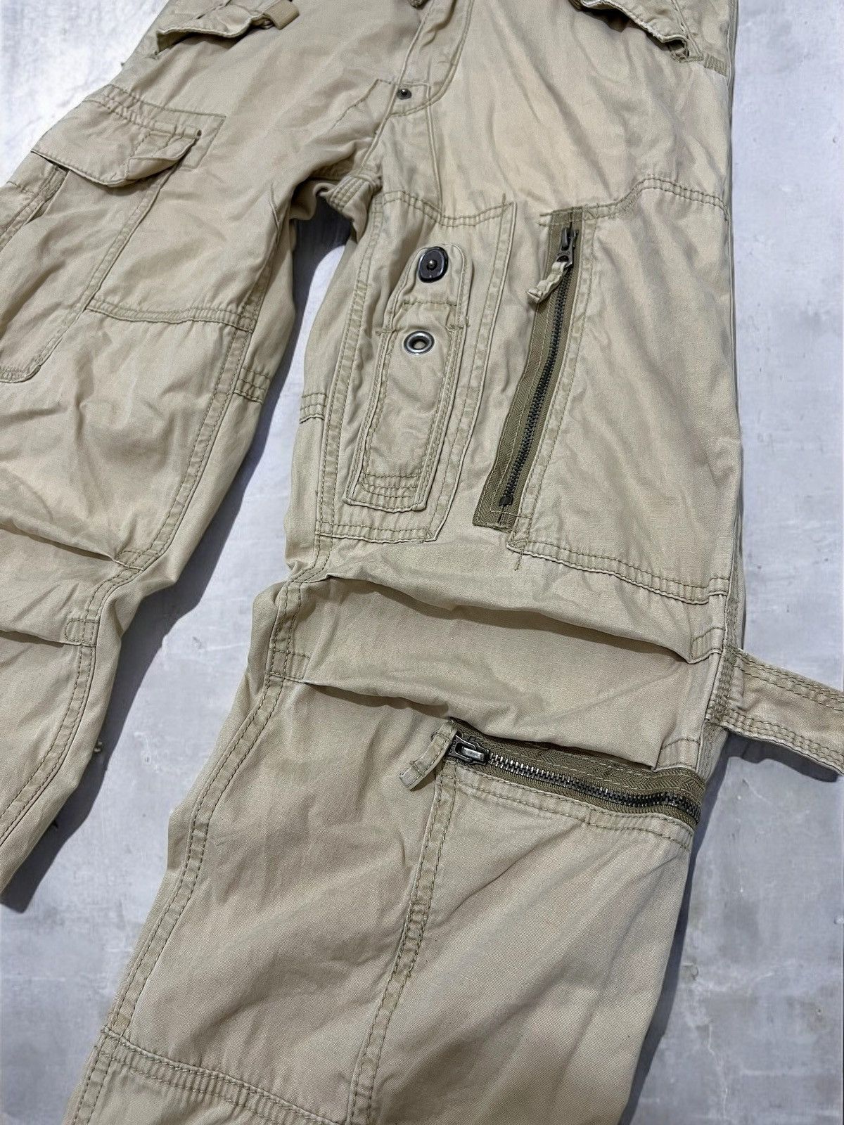 Polo Ralph Lauren × RRL Ralph Lauren Vintage Polo Ralph Lauren Multi Pocket Tactical Combat Pants Size US 30 / EU 46 - 4 Thumbnail