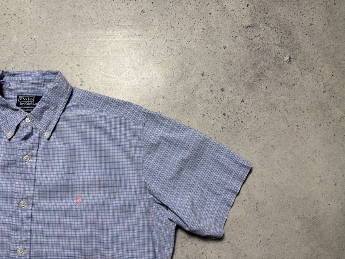 Polo Ralph Lauren Polo Ralph Lauren Button Short Sleeve Shirt Vintage Size M Size US M / EU 48-50 / 2 - 2 Thumbnail