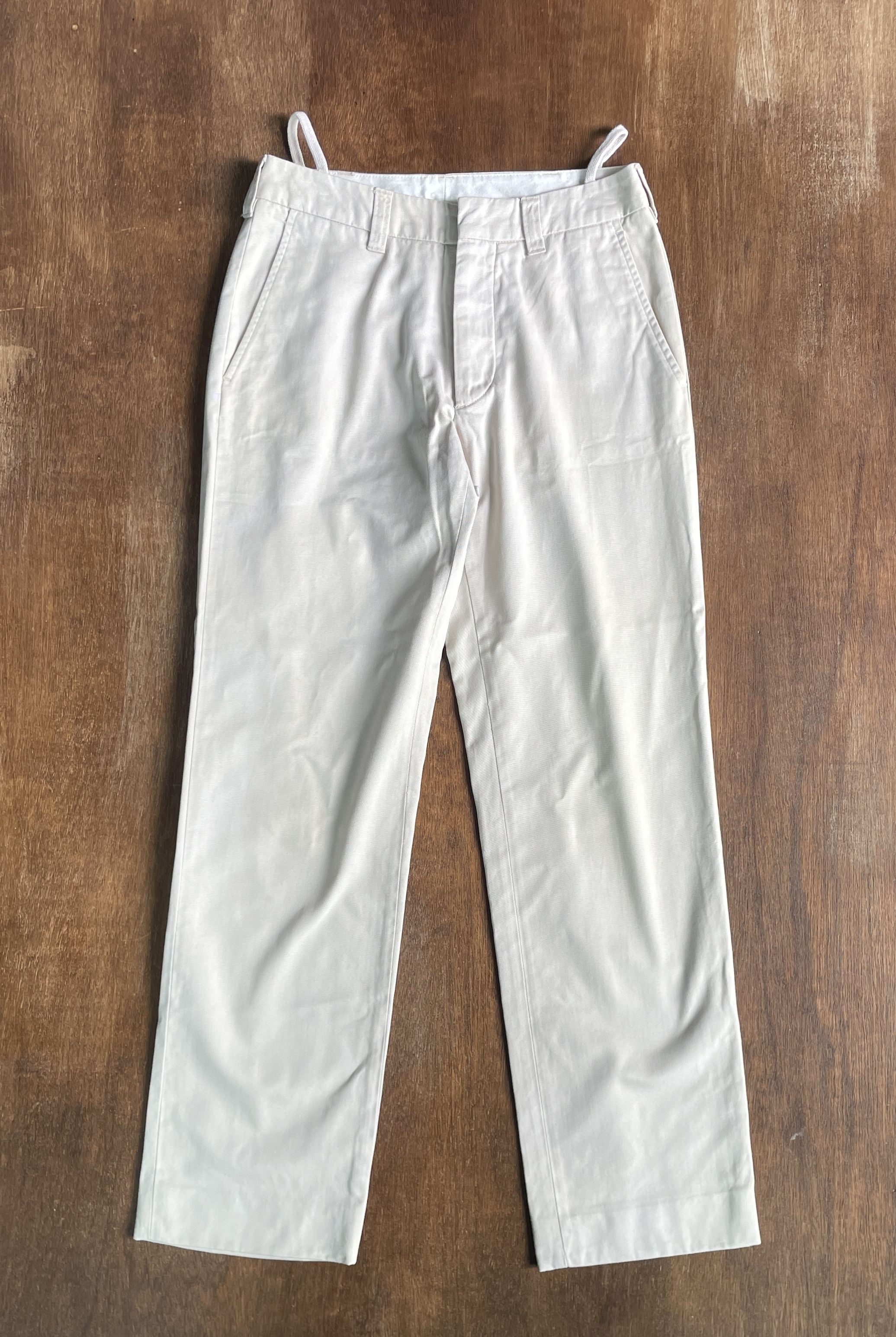 Helmut Lang HELMUT LANG Classic White Pants Size US 27 - 1 Thumbnail