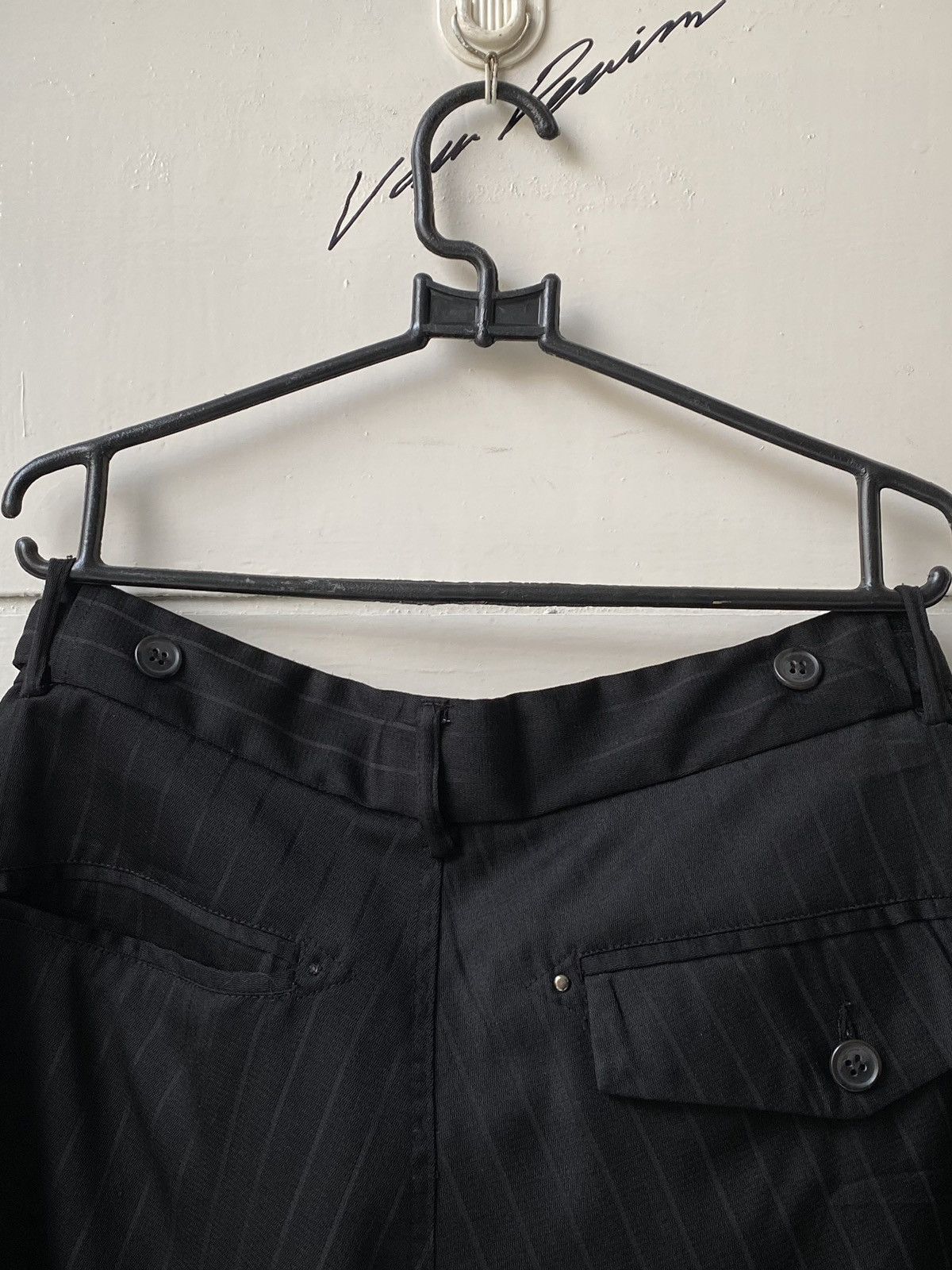 Other Suggestion Black Striped Pants Size US 29 - 6 Thumbnail