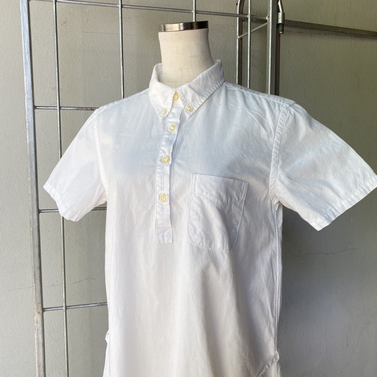 Orslow Orslow White Collared Button Dress Size XS / US 0-2 / IT 36-38 - 12 Thumbnail