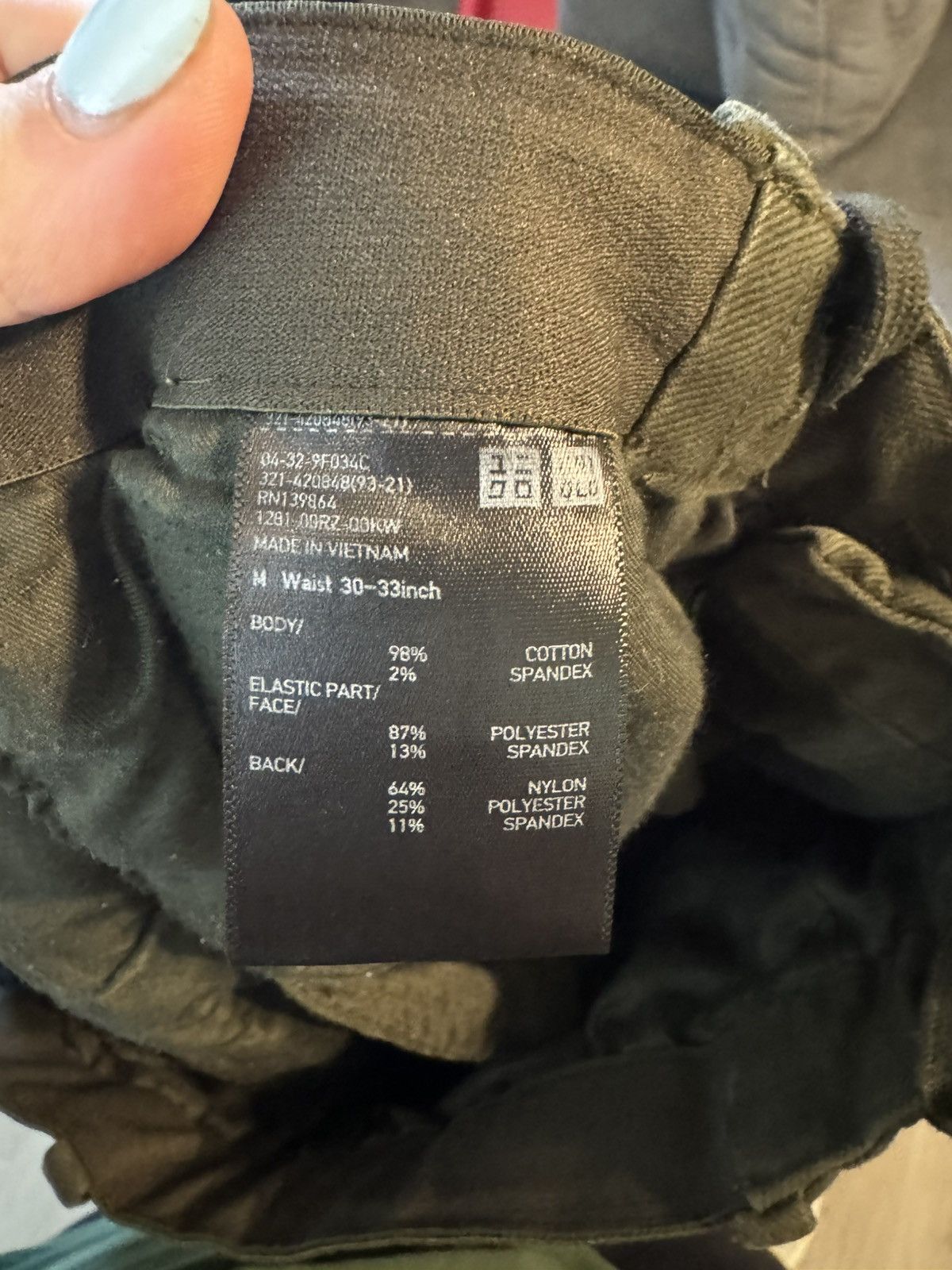 Uniqlo UNIQLO Green Pants Waist Size- 30-33 inches Size US 30 / EU 46 - 5 Thumbnail