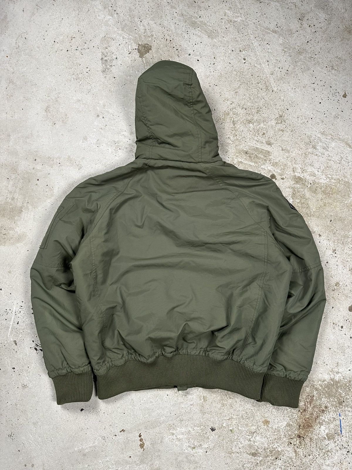 If Six Was Nine × Japanese Brand × Le Grande Bleu (L.G.B.) Vintage Y2K Faux Fur Flyers Khaki Bomber Jacket Size US L / EU 52-54 / 3 - 2 Thumbnail