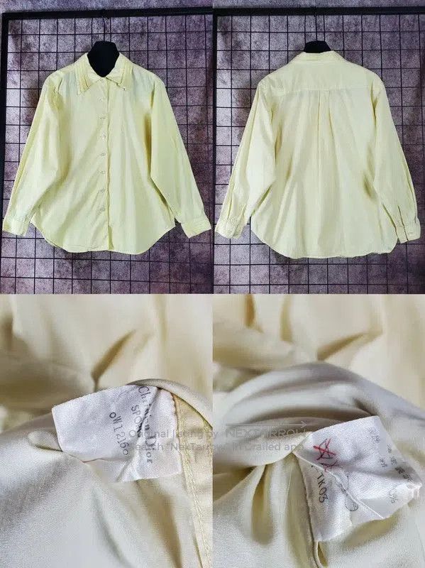 Other Dior Men's Yellow Long Sleeve Cotton Shirt . Size US M / EU 48-50 / 2 - 3 Thumbnail