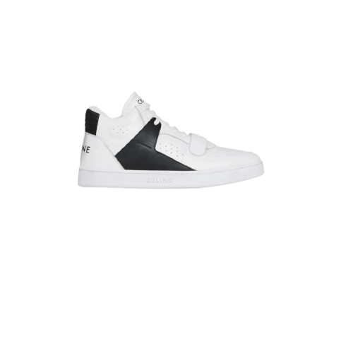 Celine o1bcso1str0625 343193338C Hi-Top Sneakers Optic White/ Black Size US 8 / IT 38 - 1 Thumbnail