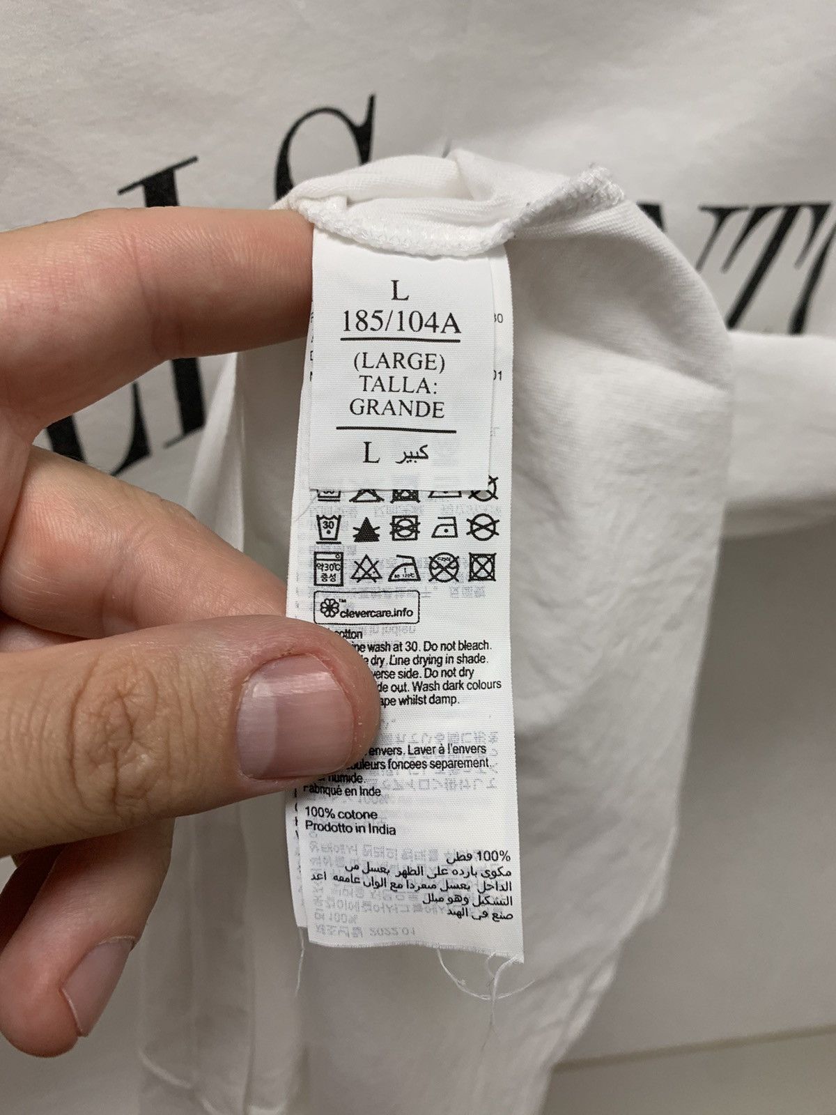 Allsaints Allsaints big logo white t-shirt L sz Japanese brand Size US L / EU 52-54 / 3 - 6 Thumbnail