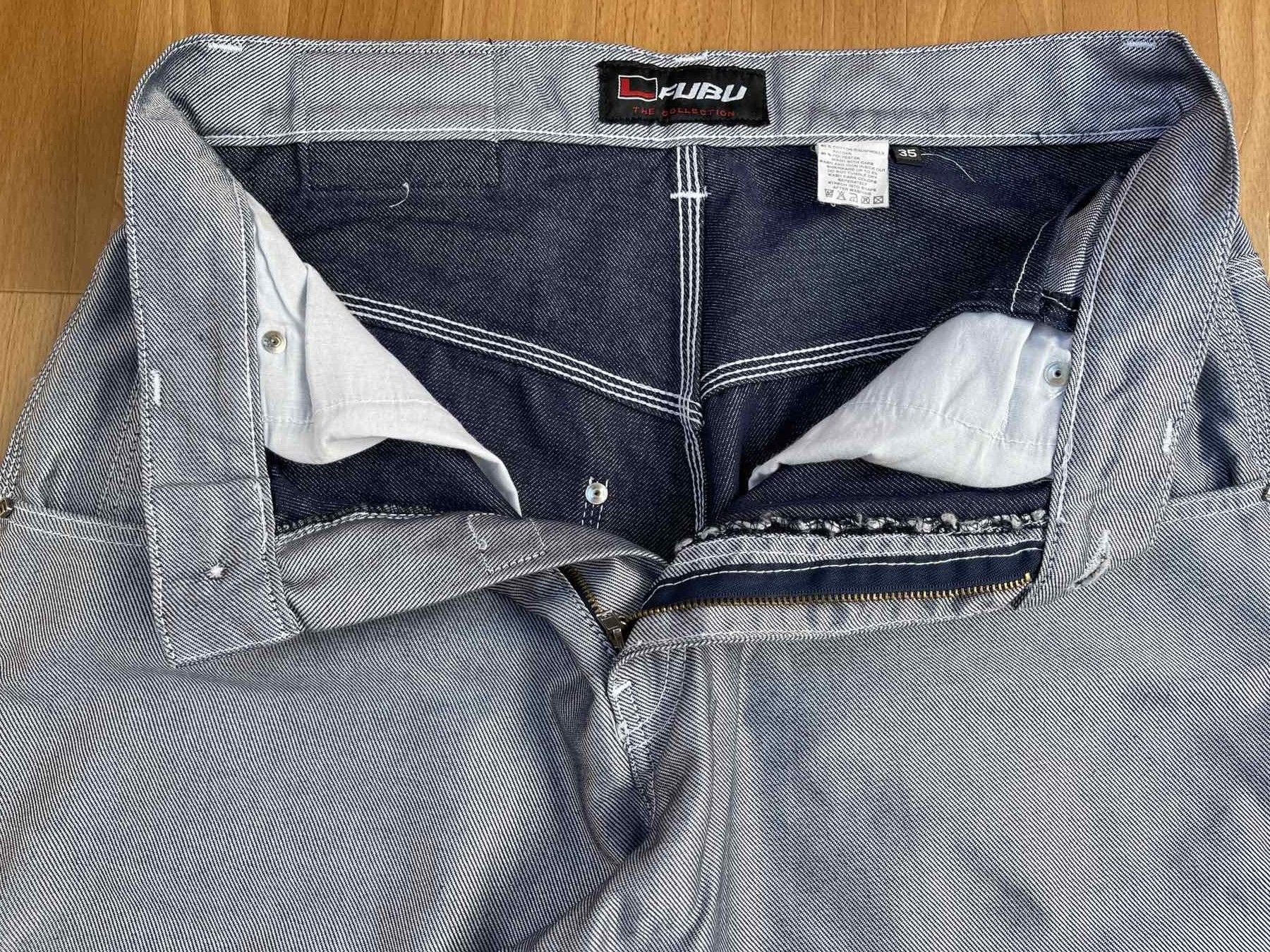 Fubu FUBU jeans shiny vintage baggy jeans silver metallic size 32 Size US 32 / EU 48 - 15 Thumbnail
