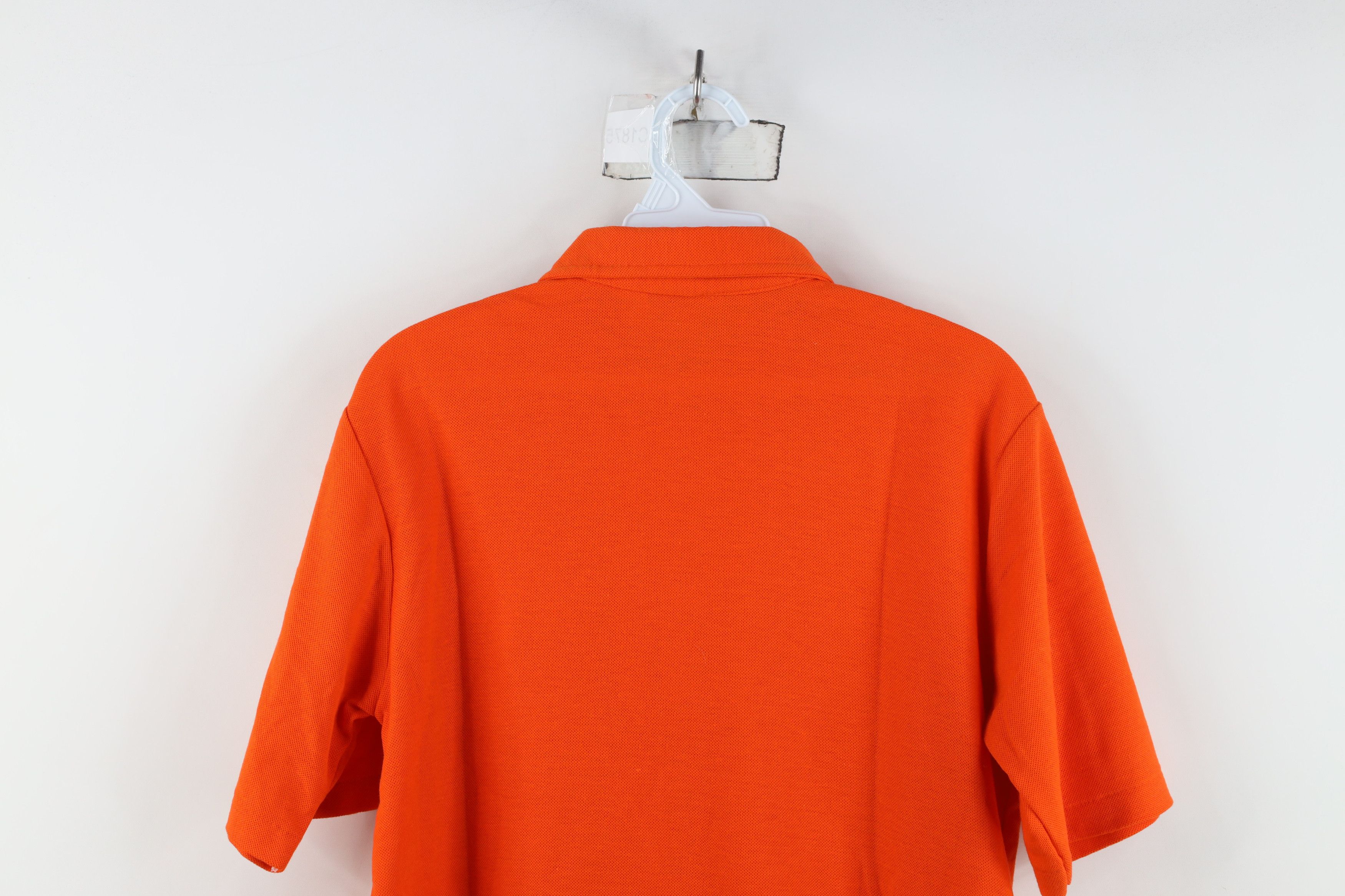 Vintage Vintage 70s Streetwear Blank Knit Golf Polo Shirt Orange USA Size US M / EU 48-50 / 2 - 10 Thumbnail