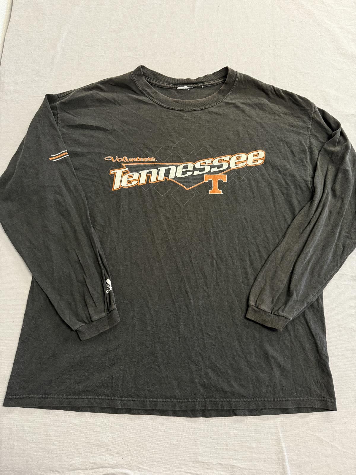 Designer Faded Adidas Tennessee Volunteers Long Sleeve Shirt 2XL Size US XXL / EU 58 / 5 - 1 Thumbnail