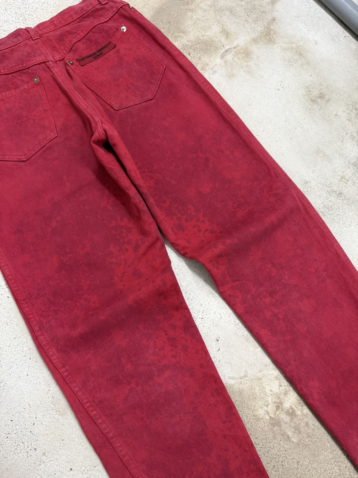 Katharine Hamnett London Katharine Hamnett Denim Designer Pants Special Washed Size US 26 / EU 42 - 11 Thumbnail