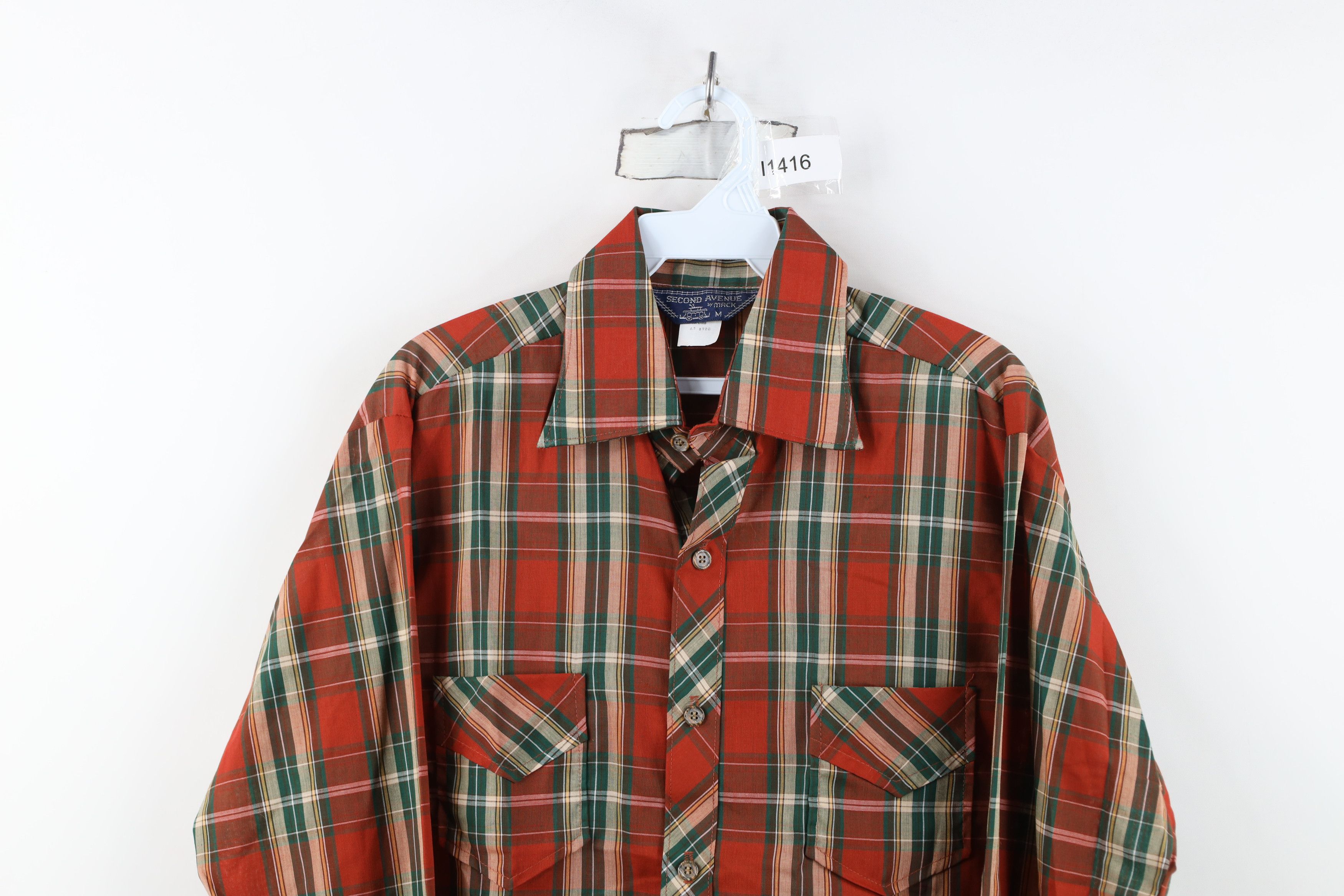 Vintage Deadstock Vintage 70s Streetwear Collared Button Shirt USA Size US M / EU 48-50 / 2 - 2 Thumbnail