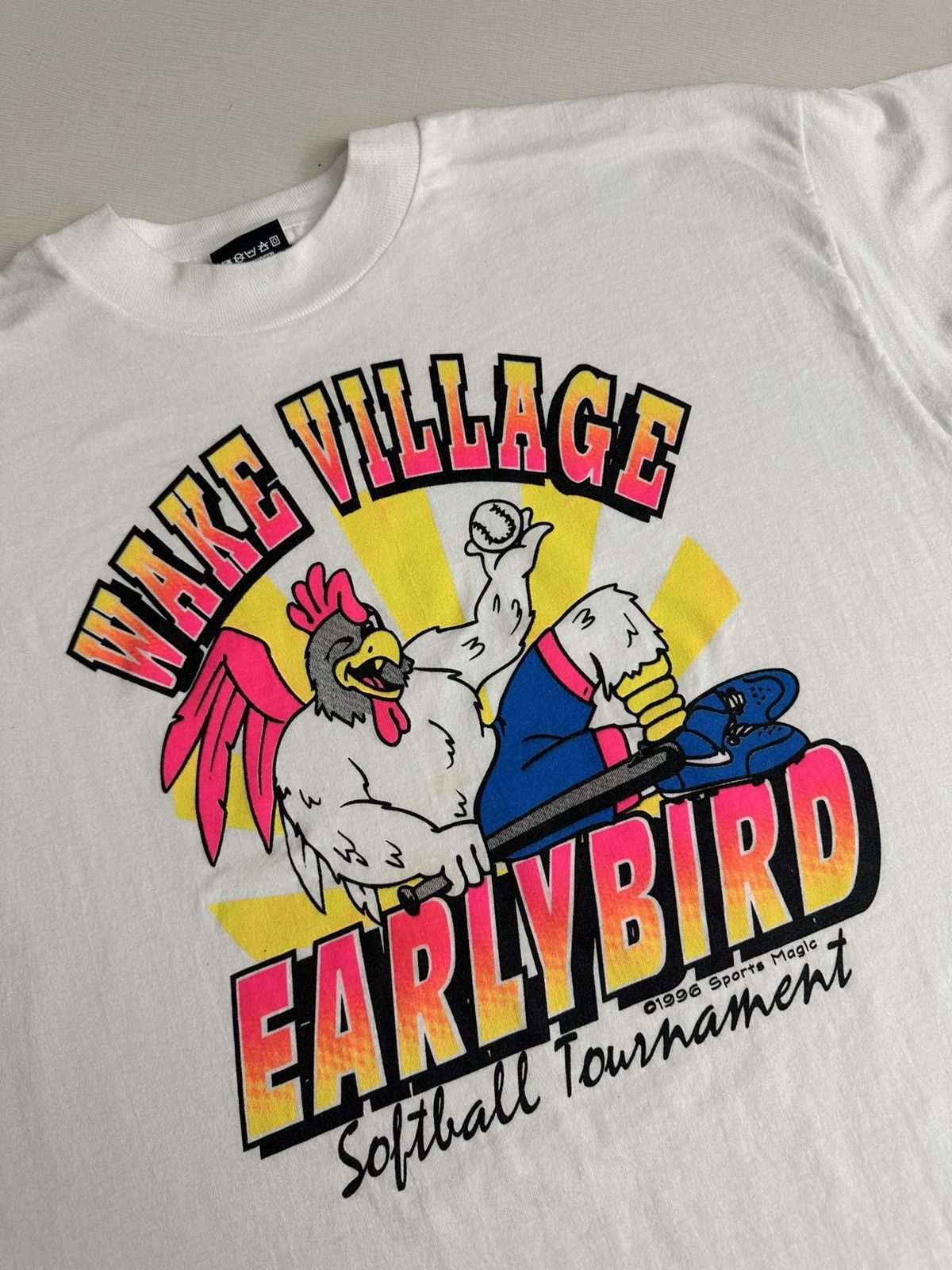 Vintage 1996 Sports Magic Wake Village EarlyBird Softball Tournament Size US L / EU 52-54 / 3 - 4 Thumbnail