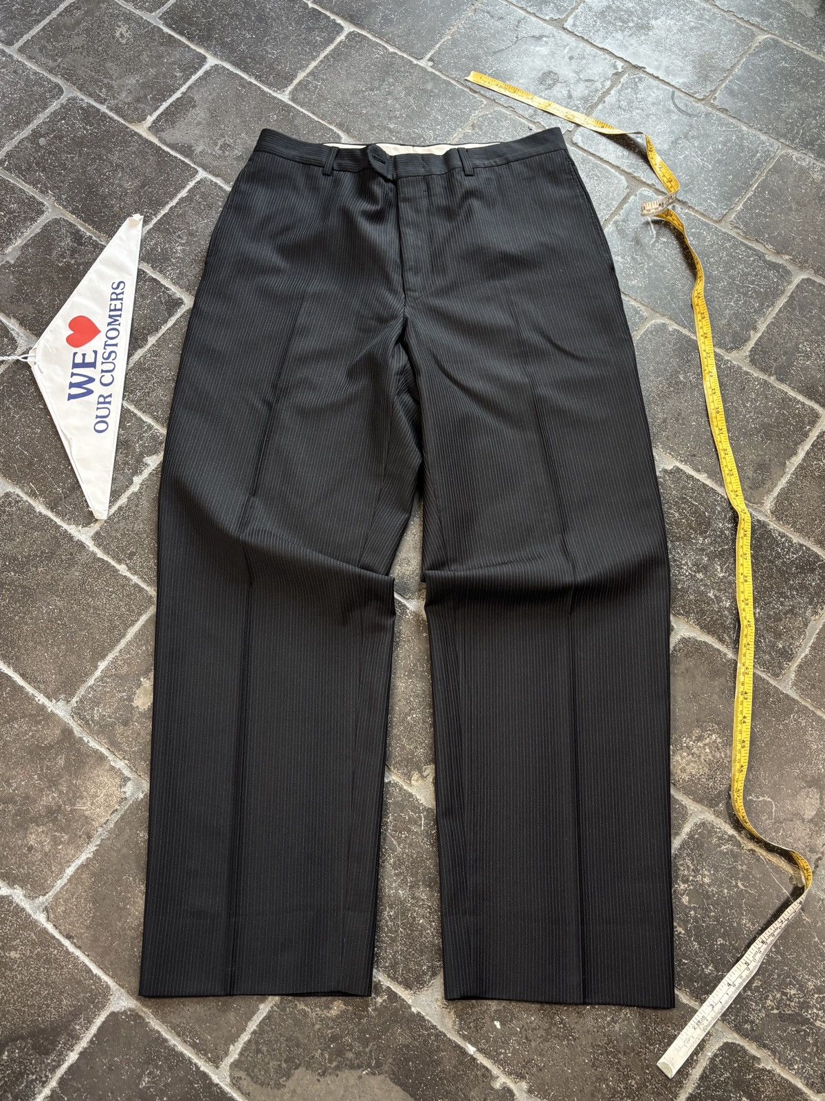 Burberry Burberry Suit Two Piece 2pc Made in USA Designer Tux Striped Size 40R - 15 Thumbnail
