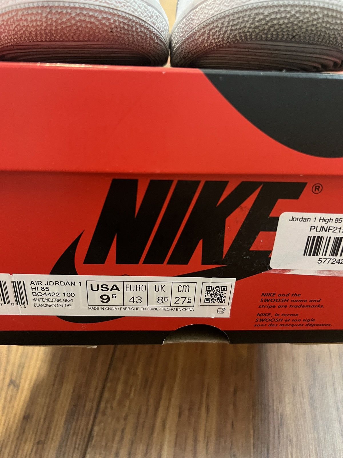 Jordan Brand × Nike Nike Jordan 1 Neutral Grey Size US 9.5 / EU 42-43 - 5 Thumbnail