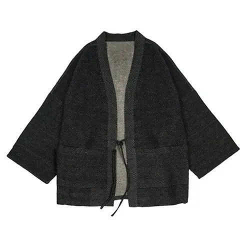 VIBE New 2022 Stylish Hype Kimono Noragi Cardigan Jacket Size US L / EU 52-54 / 3 - 2 Thumbnail
