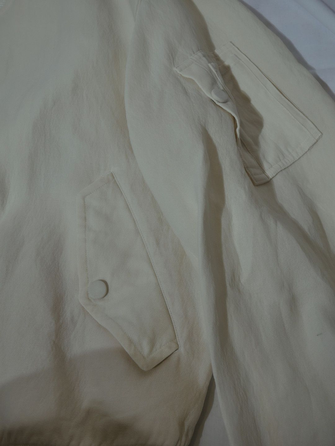 Auralee SS20 Muslin Silk Bomber Jacket Sample Size US L / EU 52-54 / 3 - 8 Thumbnail