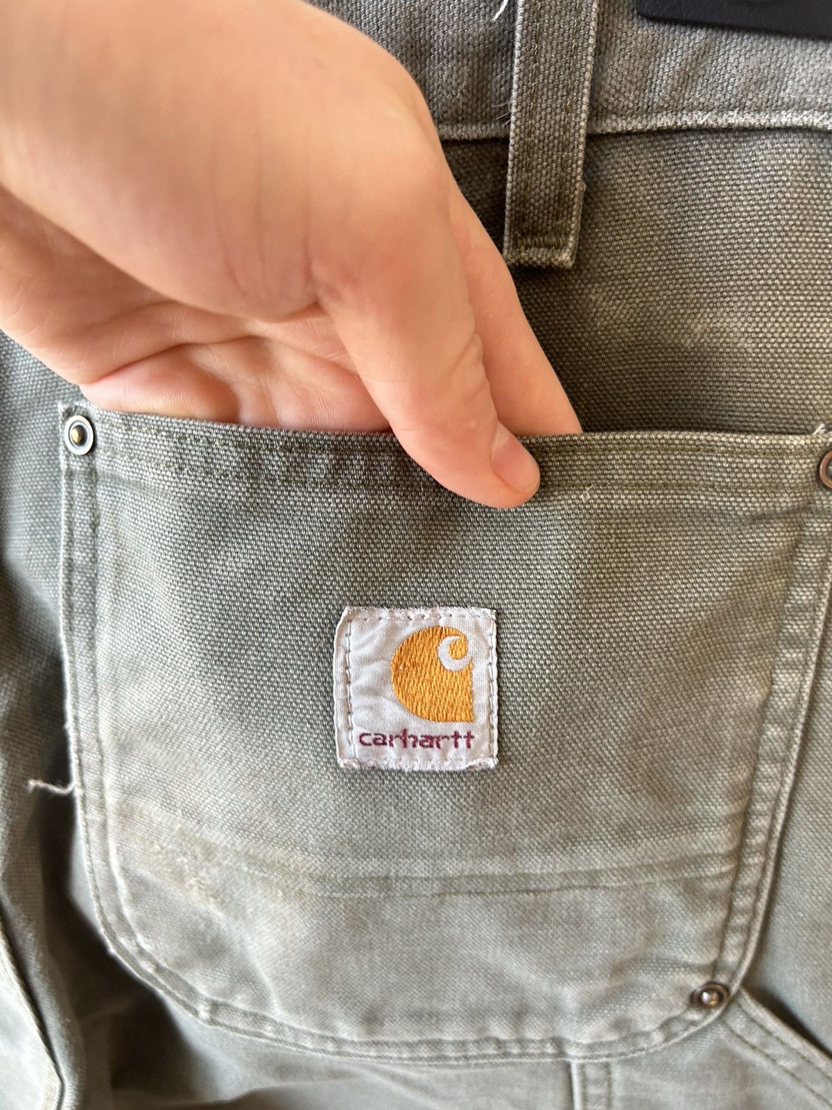 Carhartt × Vintage Distressed Carhartt Double Knee denim Size US 32 / EU 48 - 18 Thumbnail