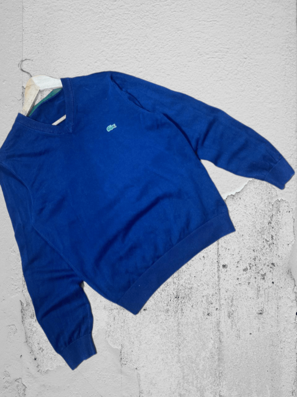 Lacoste Vintage Chemise Lacoste cardigan Knitwear Wool Sweater Size US M / EU 48-50 / 2 - 1 Thumbnail