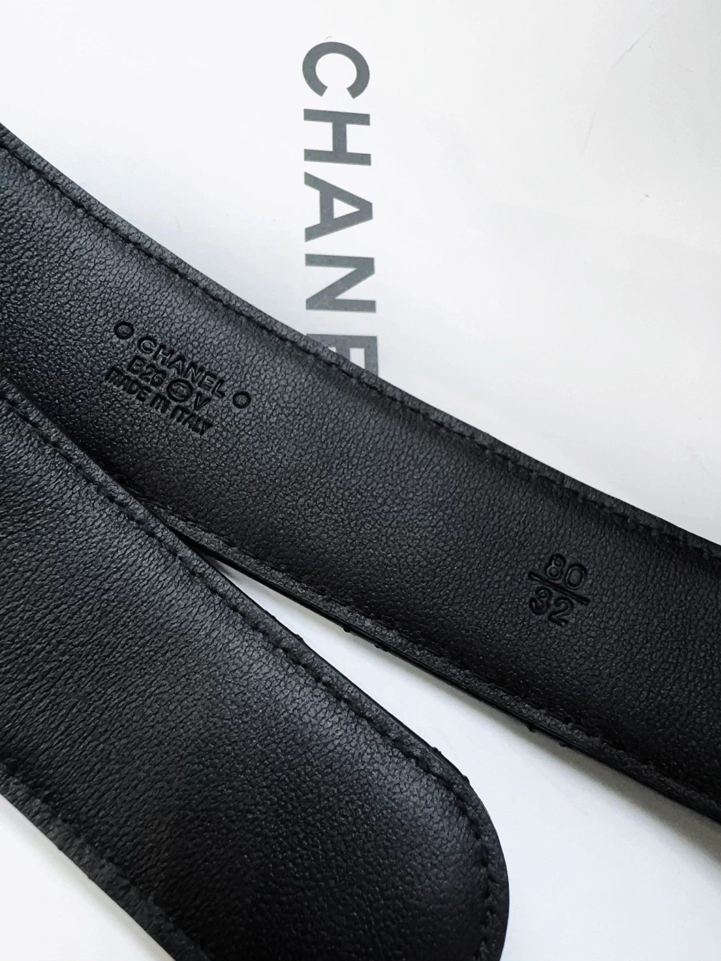 Chanel Chanel Classic Black Quilted Leather Chain CC Belt 80/32 Size ONE SIZE - 7 Thumbnail