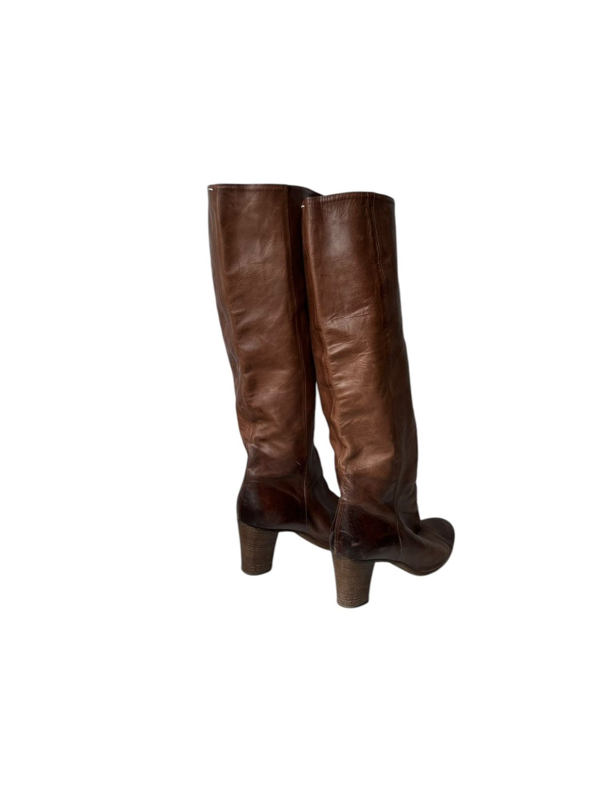 Maison Margiela × Vintage Vintage Maison Margiela Line 22 Leather Boots Size US 8 / IT 38 - 8 Thumbnail
