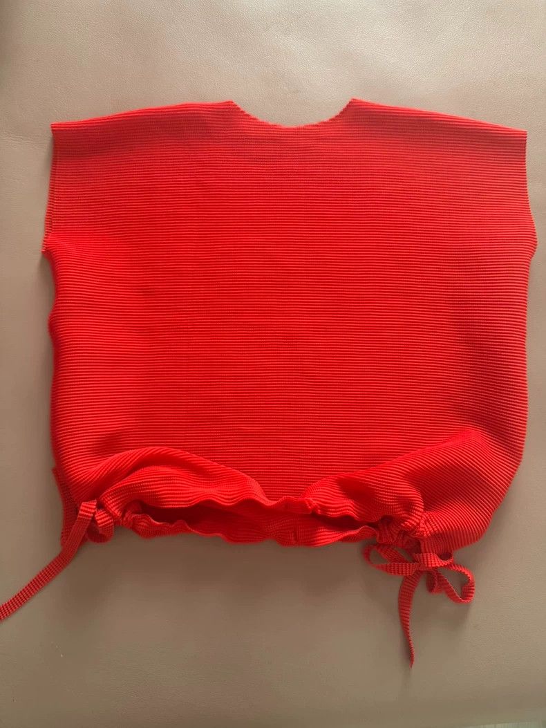 Issey Miyake Issey Miyake size:one size Red main line short-sleeved shi Size S / US 4 / IT 40 - 2 Thumbnail