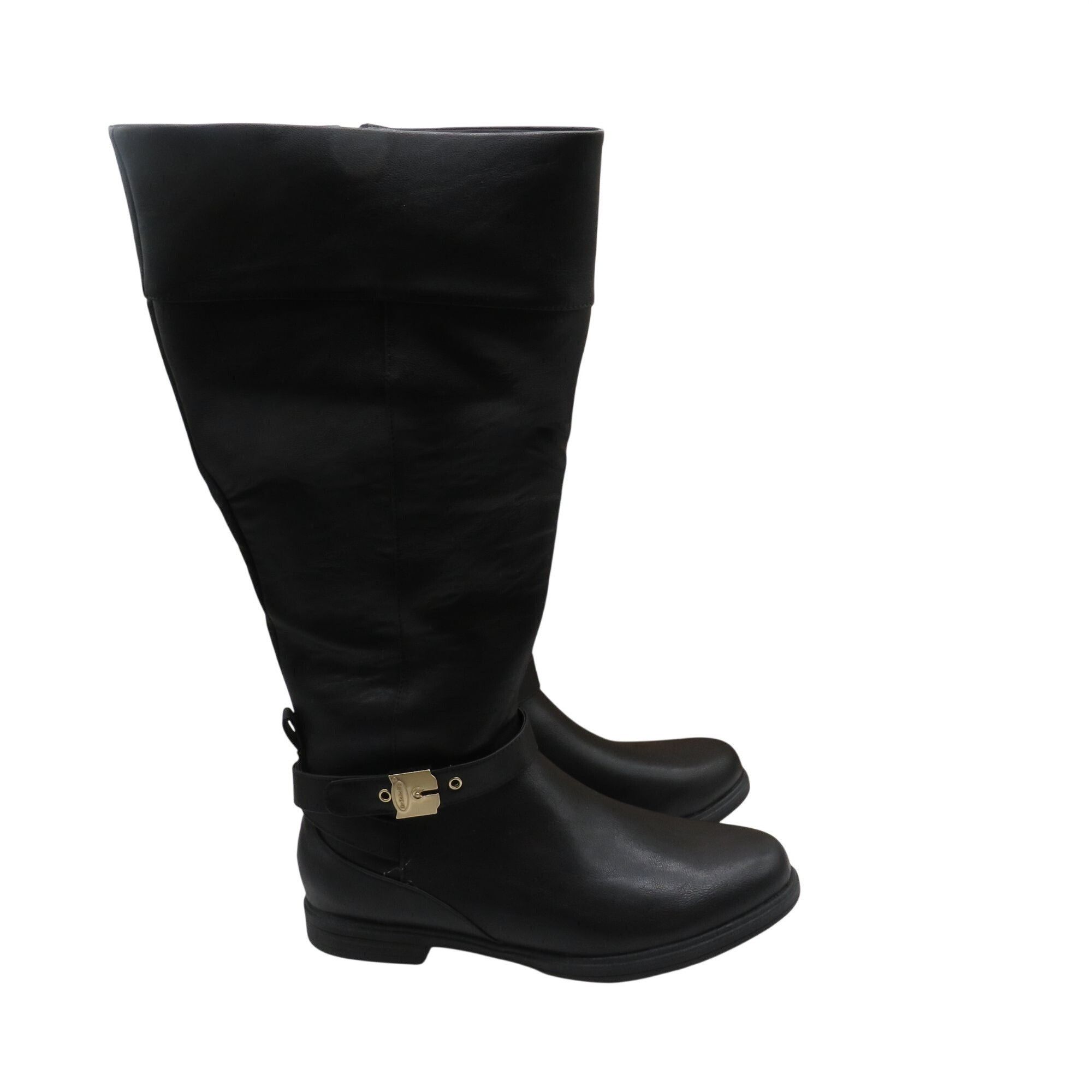 Other Dr Scholls Hello Rider Women's Black Wide Calf Knee-High Boo Size US 9 / IT 39 - 1 Thumbnail