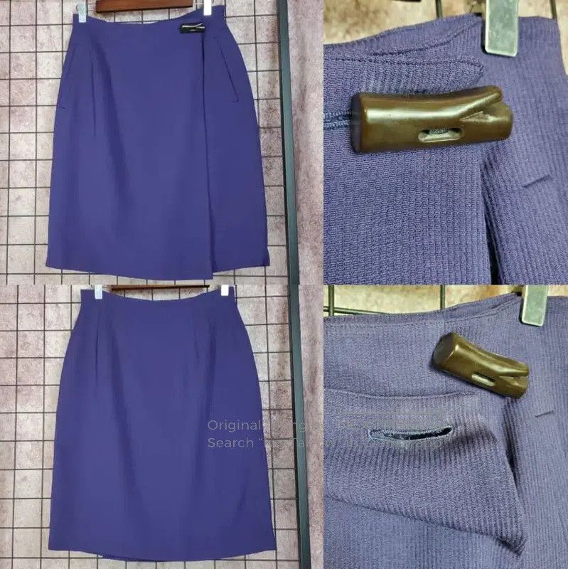 Dior Dior Purple Wool Mini Skirt for Women . Size 33" - 1 Thumbnail