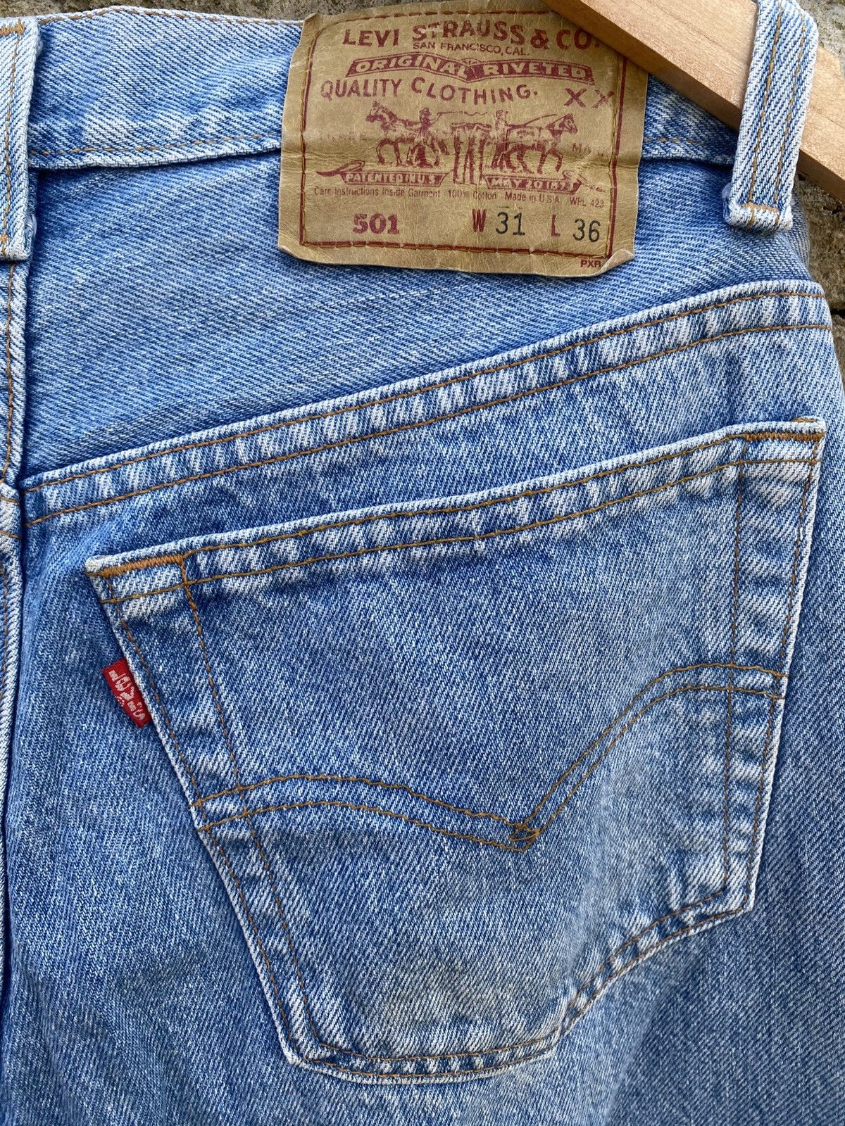 Levi's 501 StoneWashed Vintage Jeans Size US 29 - 7 Thumbnail