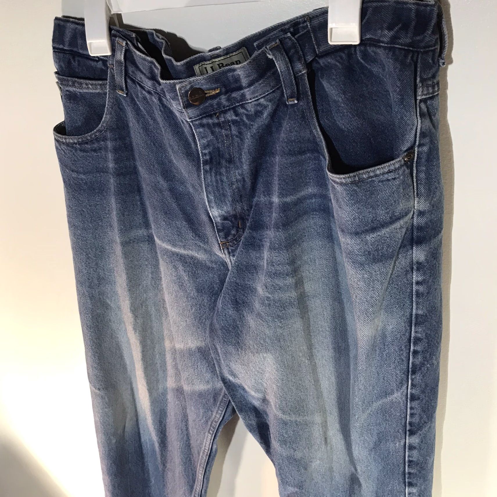 Vintage VINTAGE L.L. Bean Jeans Men’s Size 36x30 Comfort Waist Straight Fit Blue Denim 90s Classic Size US 36 / EU 52 - 2 Thumbnail