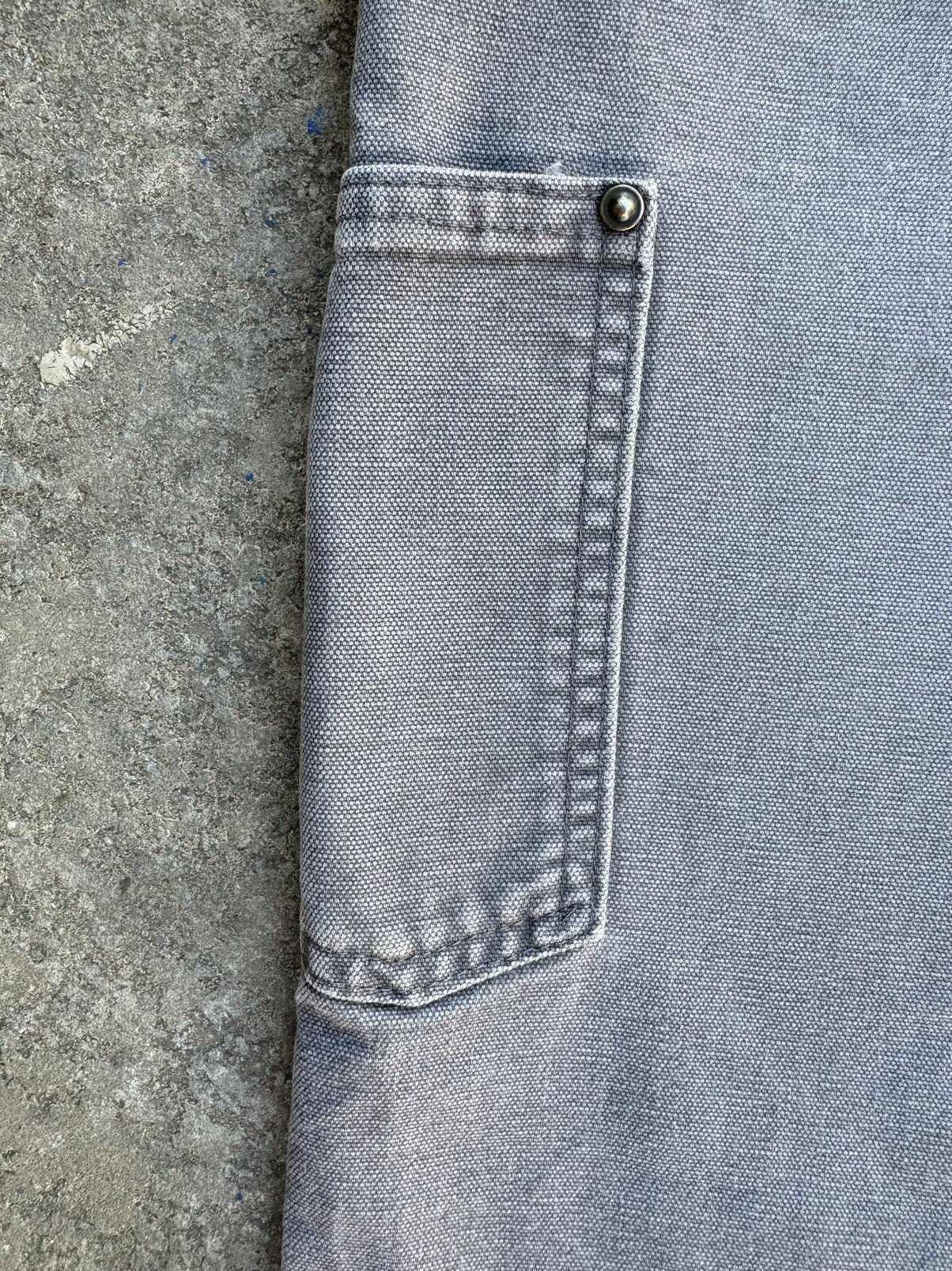 Carhartt × Vintage Carhartt B136 Grey Double Knee Size US 36 / EU 52 - 4 Thumbnail