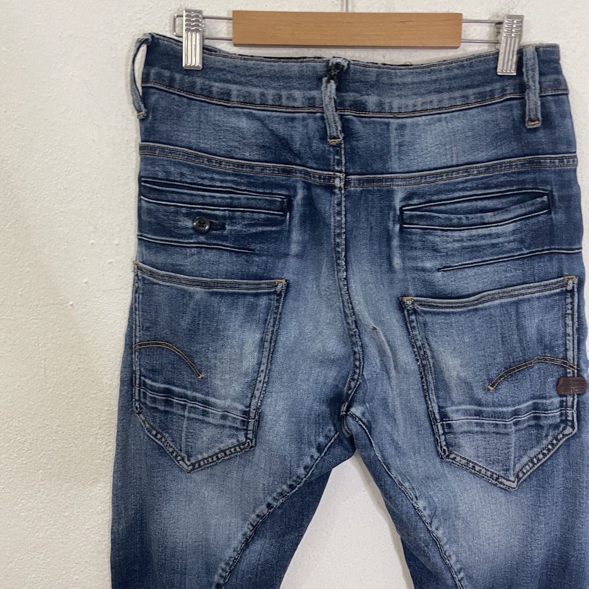 G-Star Vintage G-star Raw Denim Jeans Size US 30 / EU 46 - 10 Thumbnail