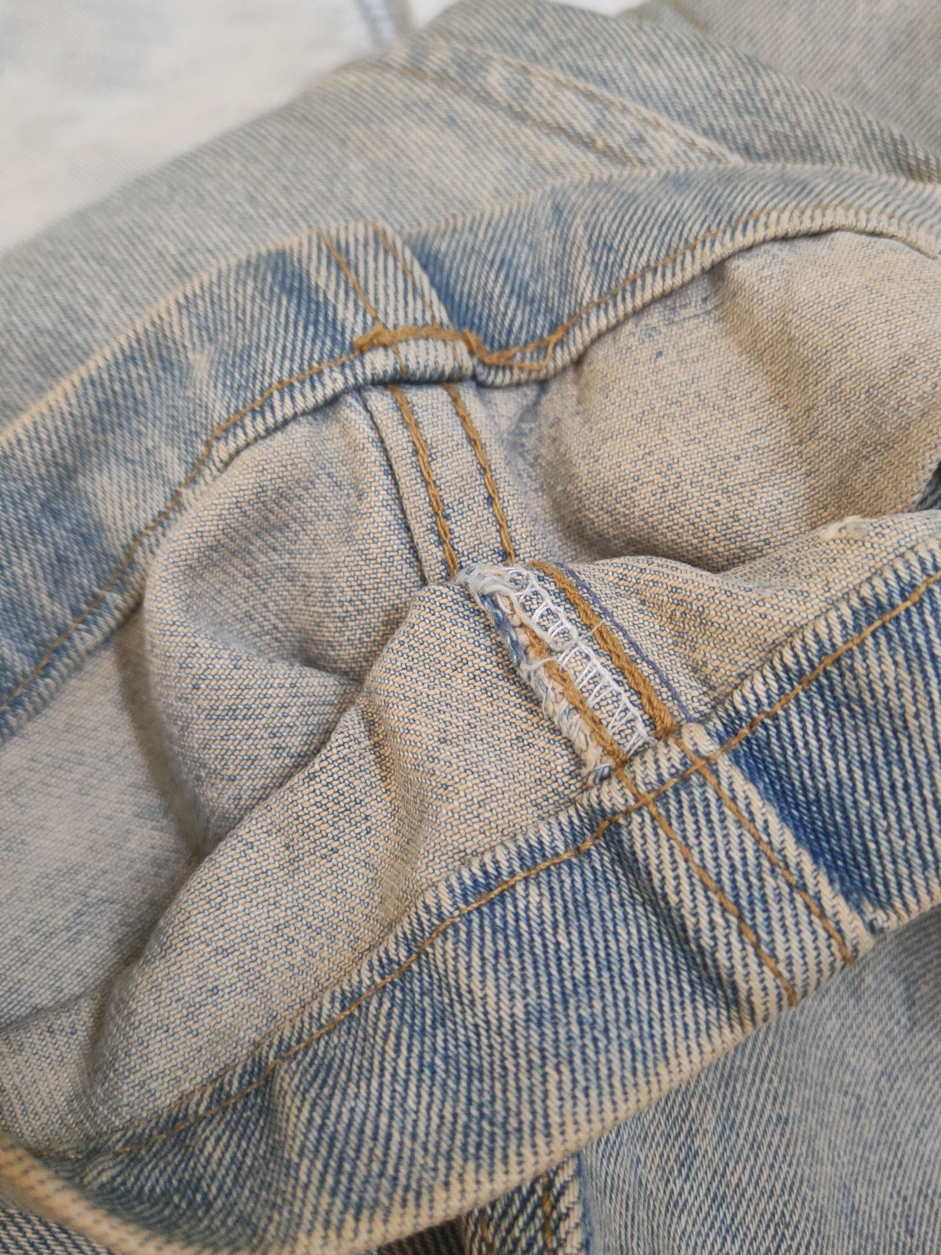 Japanese Brand K.S.B.B Light Blue Faded Distressed Ripped Jeans #W1612 Size US 30 / EU 46 - 14 Thumbnail
