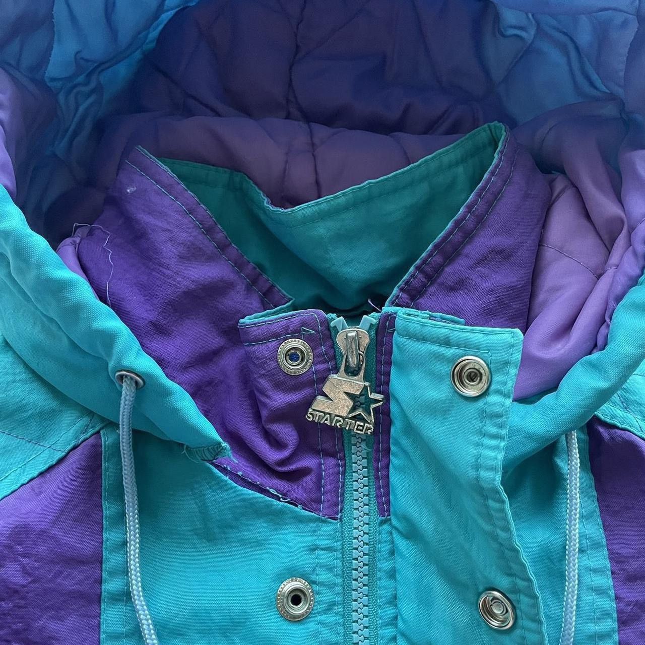 Starter Vintage 90’s Charlotte Hornets Starter Jacket Size US XL / EU 56 / 4 - 5 Thumbnail